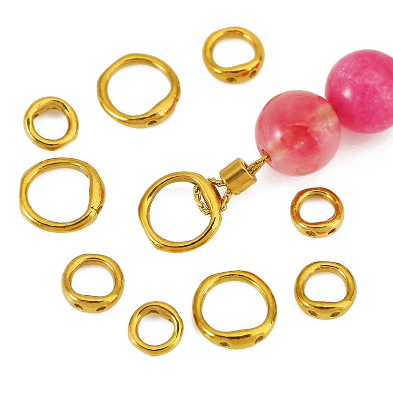 Jewelry Making At Home - 30 stuks 5/6/8mm RVS kralenbenodigdheden kettinggespen
