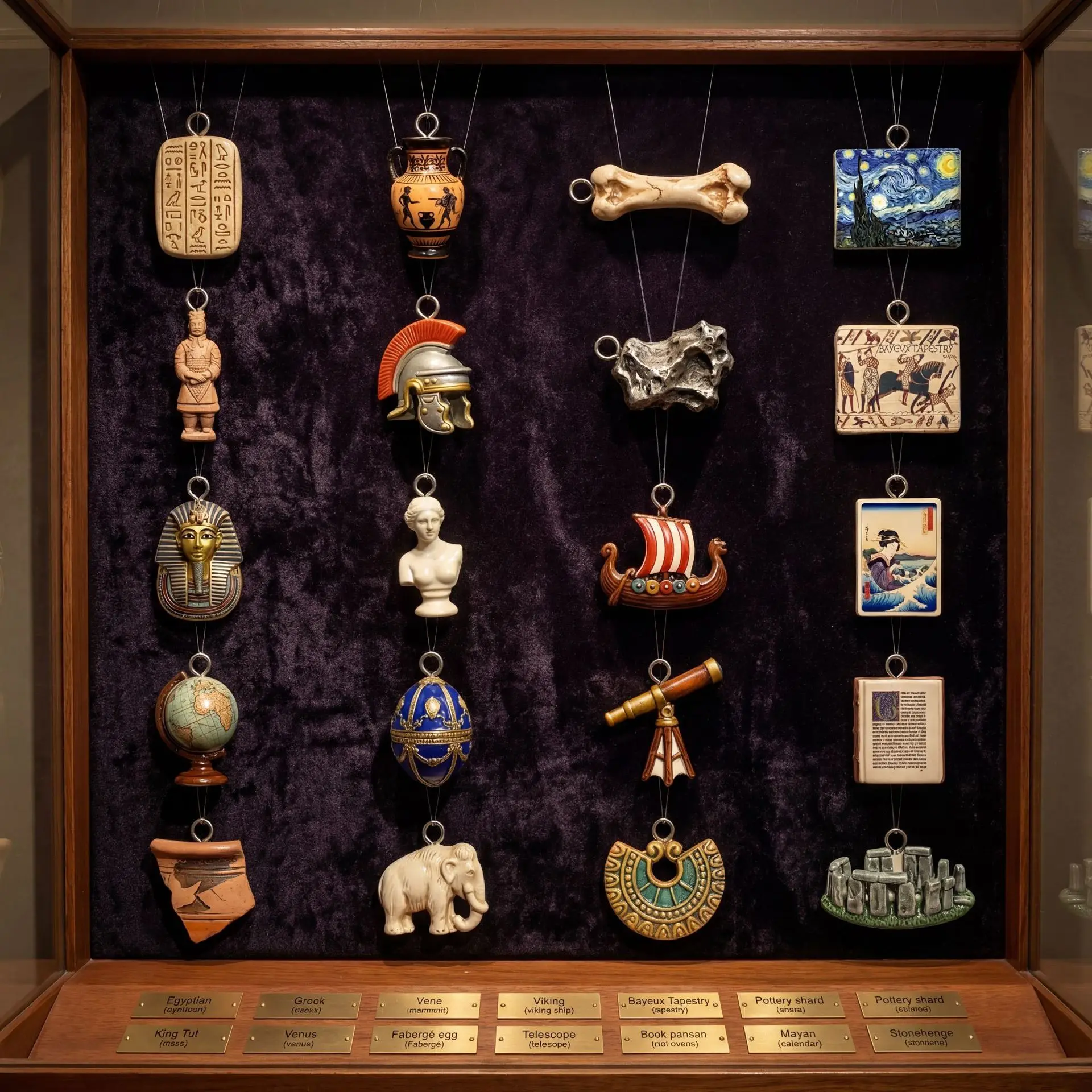 Jewelry Making History - Klein hangertje, antiek artefact uit de