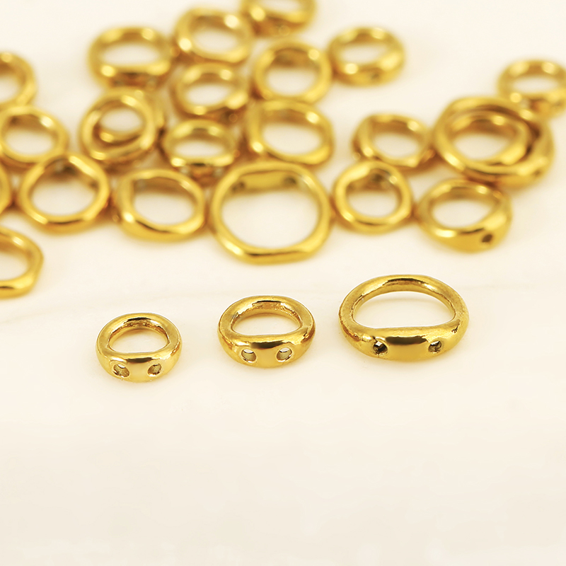 30 stuks 5/6/8mm RVS kralenben - Jewelry Making At Home recensie en prijs